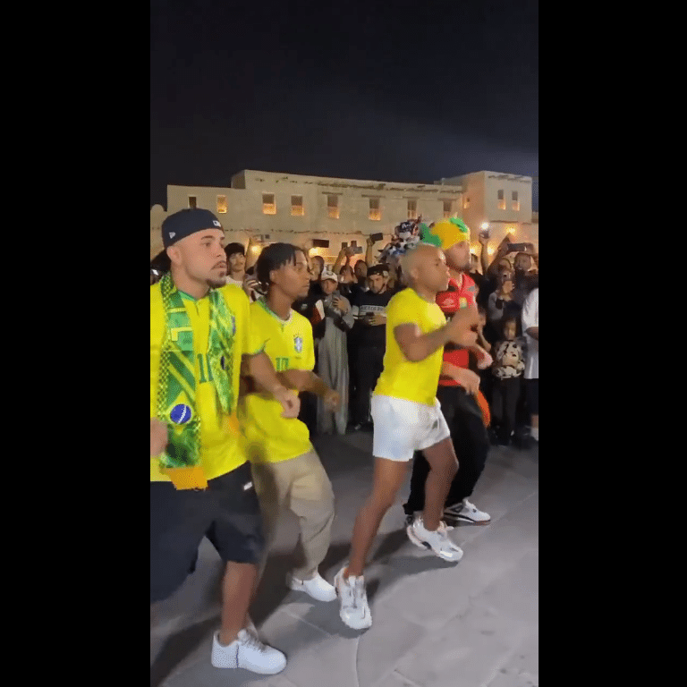Brasileiros fazem 'revanche' de dança com qatarianos