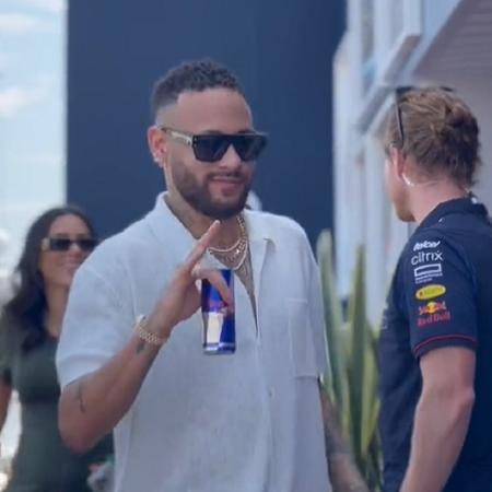 Neymar assiste GP de Mônaco de Fórmula 1, em Monte Carlo - Reprodução/Twitter