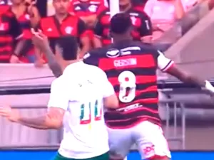 Gerson eleva moral de Gabigol no Fla: 'Sempre que estiver, será o batedor'