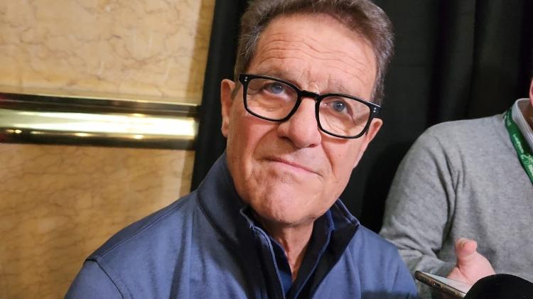 Ex-técnico Fabio Capello em entrevista durante o Laureus 2025 Ex-técnico Fabio Capello em entrevista durante o Laureus 2025