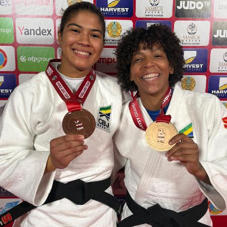 Rafaela Silva e Luana Carvalho conquistam o bronze no Grand Slam de Astana - Maicon Maia/CBJ