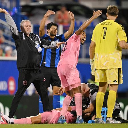 Berterame, do Inter Miami, é atendido após sofrer choque de cabeça em jogo da MLS