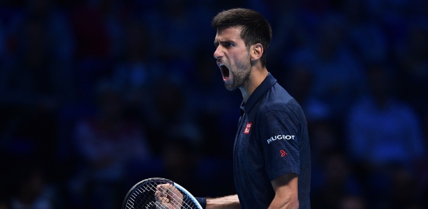 Djokovic fez 2 sets a 0 em Kei Nishikori e decidirá torneio em Londres -  AFP PHOTO / GLYN KIRK