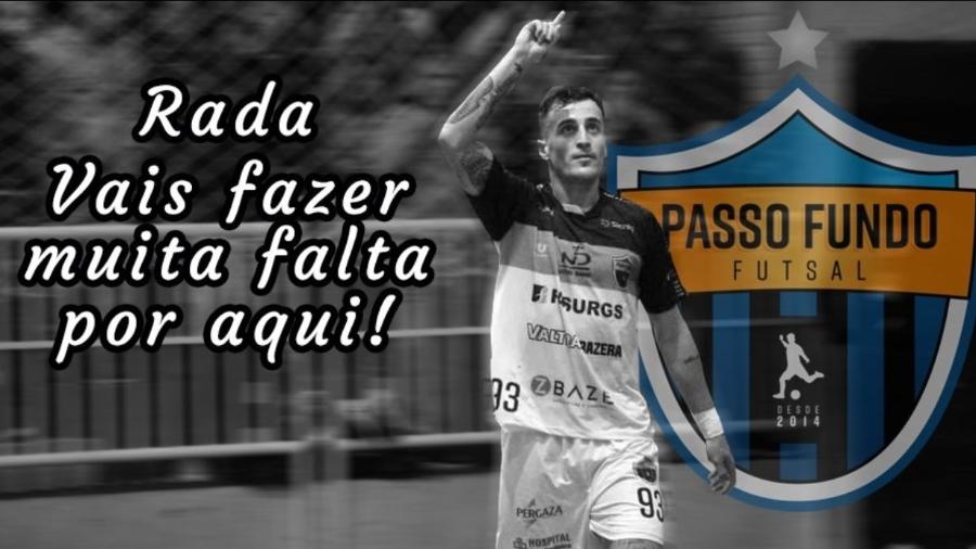 Jogador de futsal Pablo Radaeli morre em acidente de ônibus - Reprodução Facebook