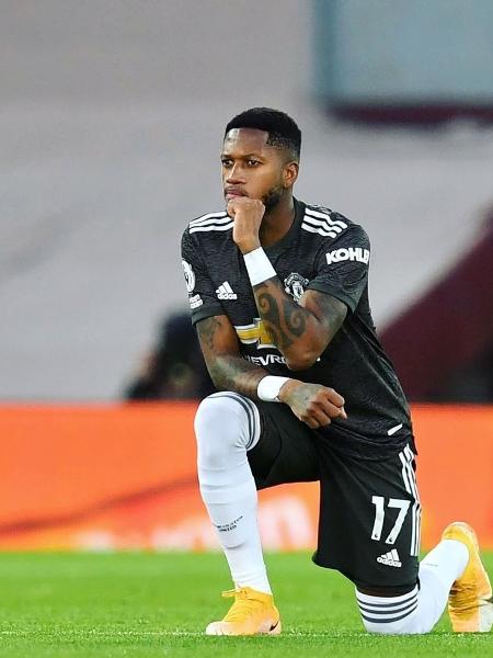 Fred, volante do Manchester United, protesta contra racismo - Reprodução/Instagram