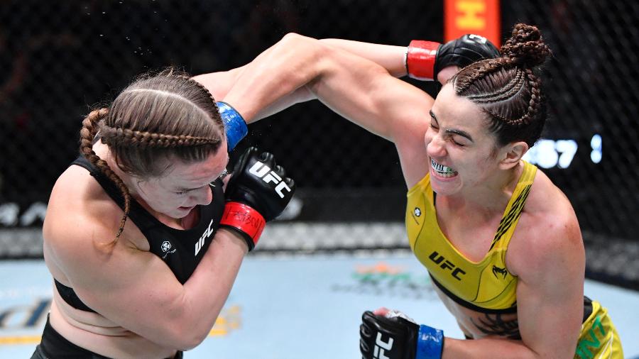 Norma Dumont Viana e Aspen Ladd se enfrentam pelo UFC em Las Vegas - Chris Unger/Zuffa LLC