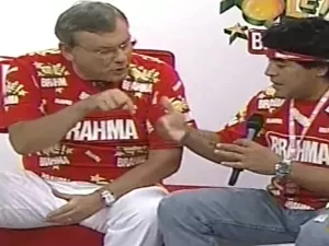 Quatro anos sem Maradona, que entrevistei em 2006 no Carnaval do Rio!