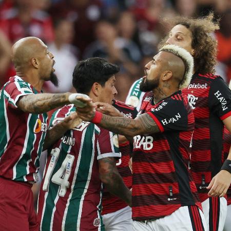 Flamengo perdeu para o Fluminense, 2 a 1 - Sergio Moraes/Reuters