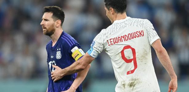 Copa do Mundo: Lewandowski e Messi se enfrentam por vaga nas