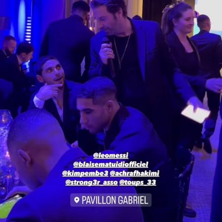Kylian Mbappé assiste a jogo do Real Madrid durante evento - Reprodução/Instagram