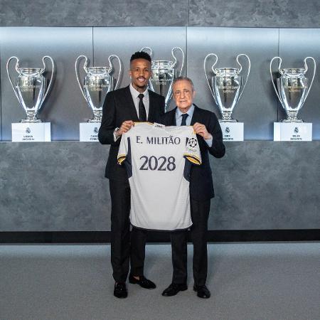 Éder Militão renova com o Real Madrid até 2028