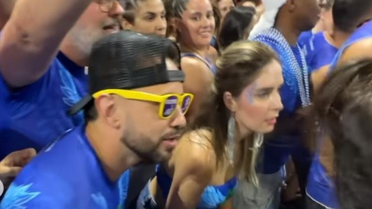 Everton Ribeiro, jogador do Bahia, curtiu Carnaval de Salvador