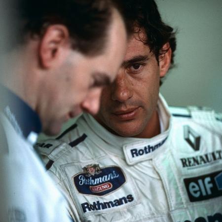 Ayrton Senna e Adrian Newey em 1994