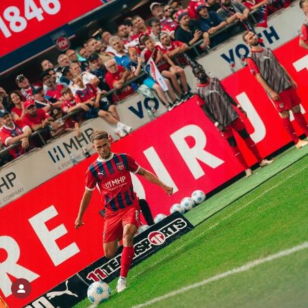 Léo Scienza atua no Heidenheim e já marcou gol na Budesliga