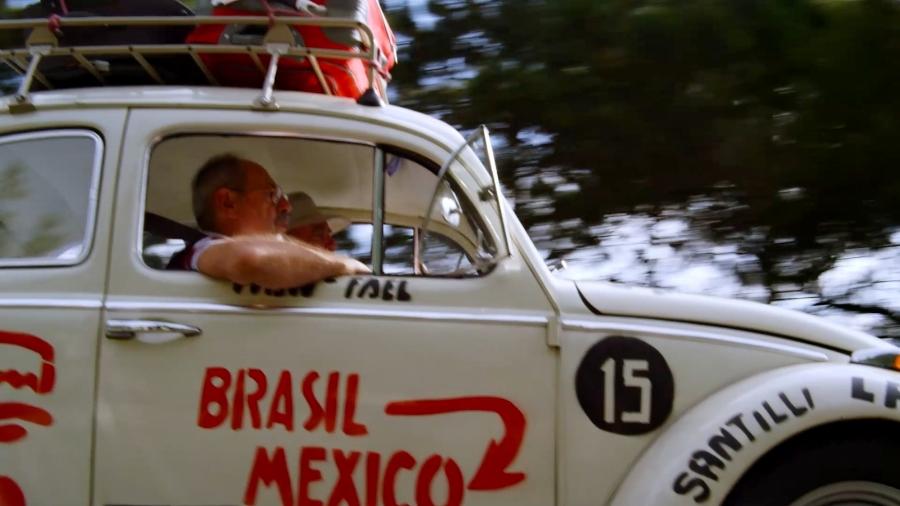 Amigos Ivan Charoux e Fael Sawaya viajaram de Fusca até o México para ver a Copa de 1970