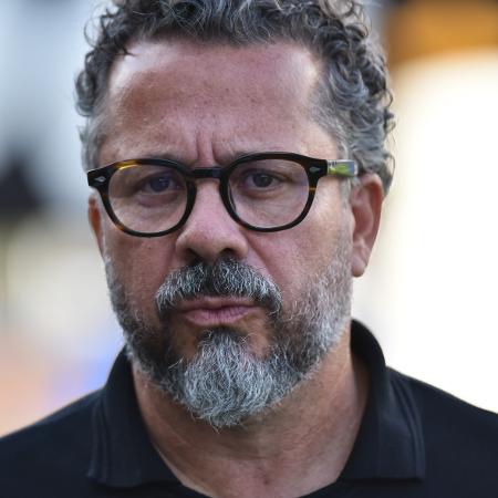 Cleber Xavier, técnico do Santos, durante jogo contra o Botafogo, pelo Brasileirão Cleber Xavier, técnico do Santos, durante jogo contra o Botafogo, pelo Brasileirão