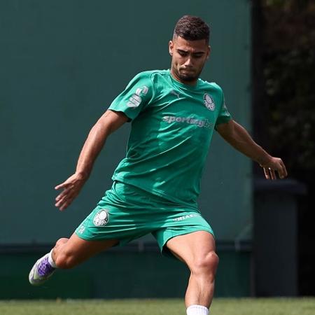 Andreas Pereira fez seu primeiro treino como jogador do Palmeiras