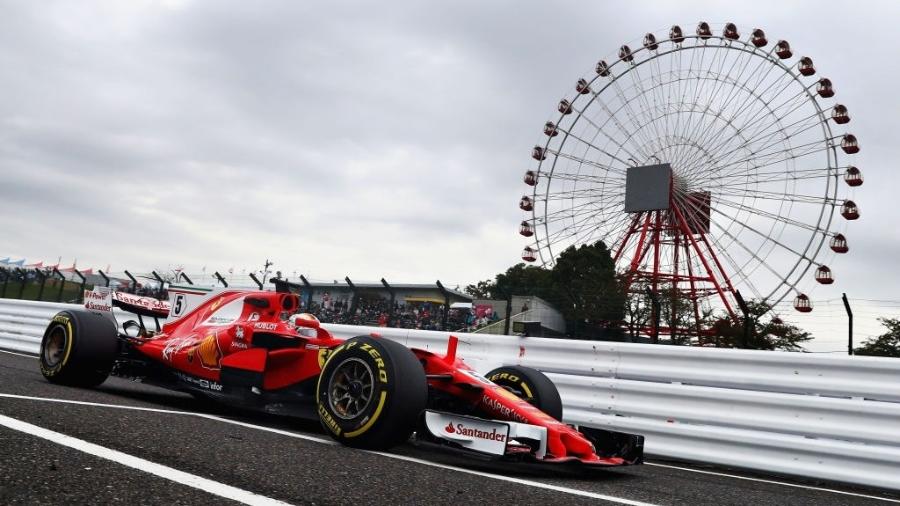 Sebastian Vettel, da Ferrari, em Suzuka - Lars Baron/Getty Images