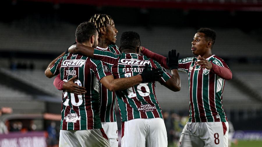 Reforços do Fluminense, Cazares e Abel Hernández foram importantes para classificação na Libertadores - Lucas Mercon/Fluminense FC