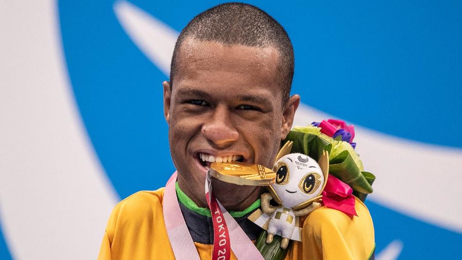 Gabrielzinho vence nos 200m livre nas Paralimpíadas de Tóquio - Ale Cabral/CPB