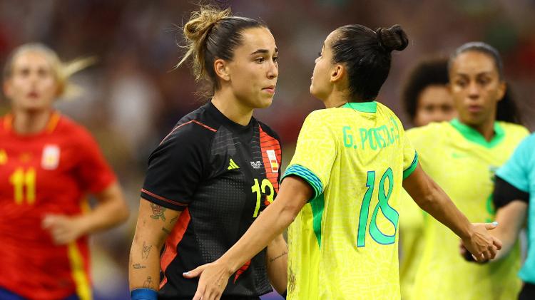 Brasil e Espanha disputaram a semifinal no futebol feminino