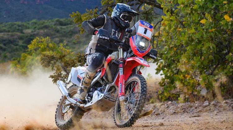 Mason Klein, piloto dos EUA, durante o Rally do Sertões 2024