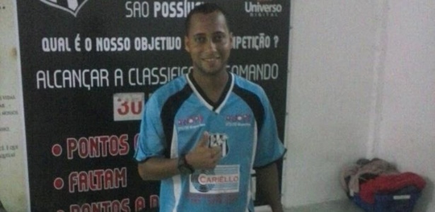 Cleidson Santana, irmão de Cléber Santana, vestiu a camisa do Mesquita, mas não chegou a jogar - Arquivo pessoal - Arquivo pessoal