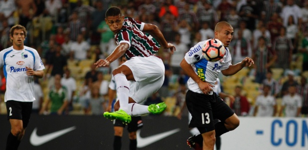 No jogo de ida, Richarlison deixou sua marca contra o Liverpool - Nelson Perez/Fluminense