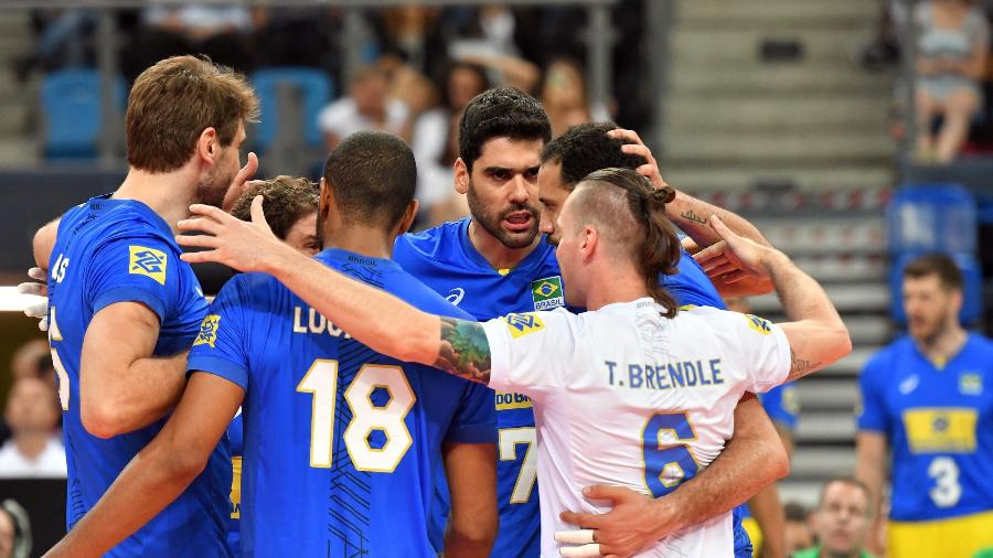 Brasil x Polônia na Liga Mundial de vôlei - FIVB