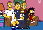 Site americano se inspira na Champions e recria abertura dos Simpsons - Reprodução