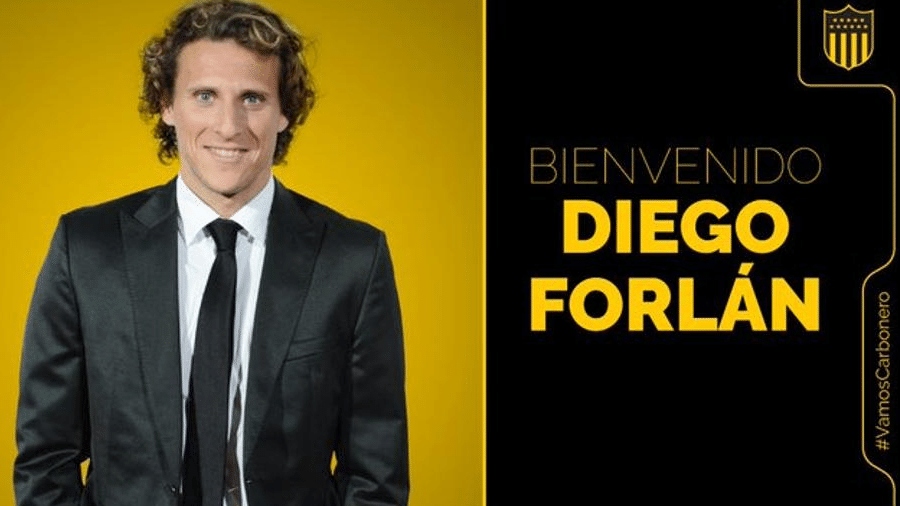 Diego Forlán, anunciado como novo técnico do Peñarol - Reprodução/Twitter