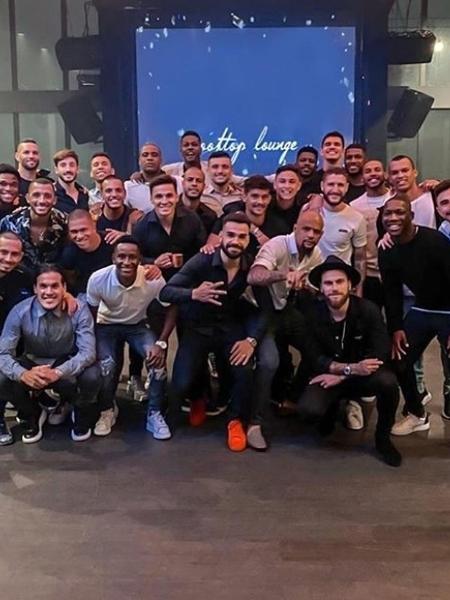 Jantar do elenco do Palmeiras - Reprodução / Instagram