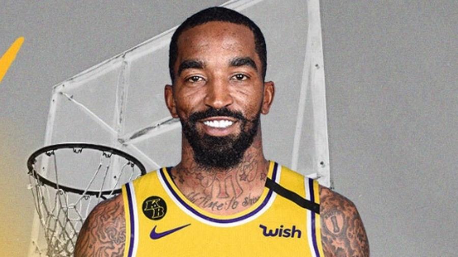 JR Smith, do Los Angeles Lakers, fez críticas em live no Instagram - Divulgação/Los Angeles Lakers