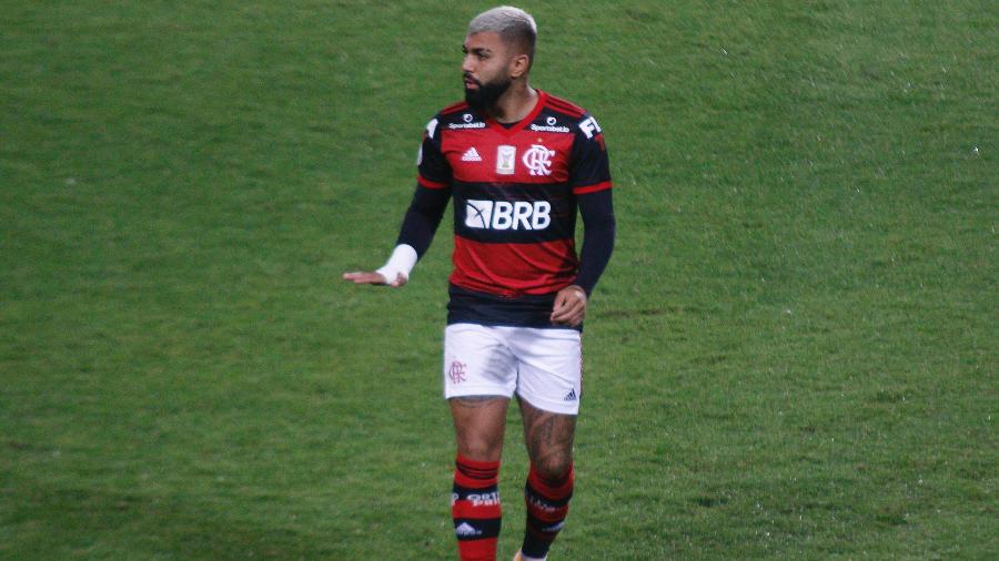 Gabigol sentiu problema na coxa contra o Botafogo - Gabriel Machado/AGIF