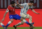 Com gol de Messi, Argentina empata com o Chile em 1 a 1 nas Eliminatórias - JUAN MABROMATA/AFP