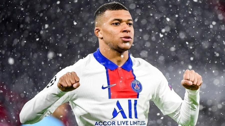 Kylian Mbappé, jogador do PSG - Reprodução/Instagram