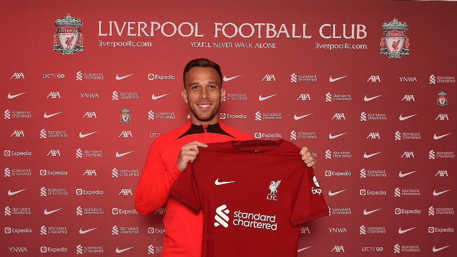 Arthur é anunciado como reforço do Liverpool - Reprodução/Liverpool