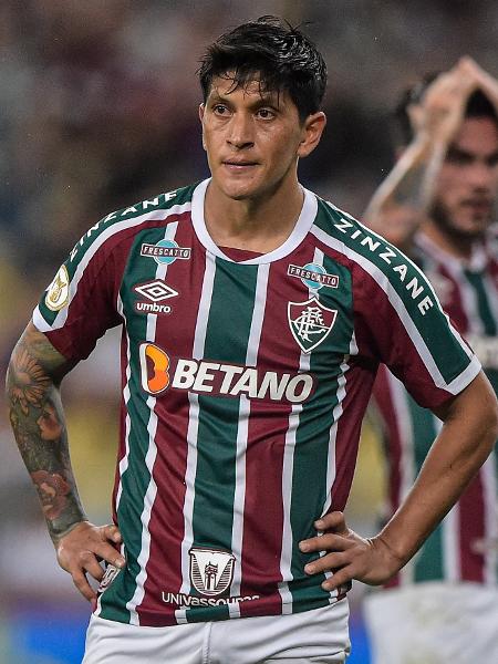 Germán Cano, do Fluminense, na partida contra o América-MG - Thiago Ribeiro/AGIF