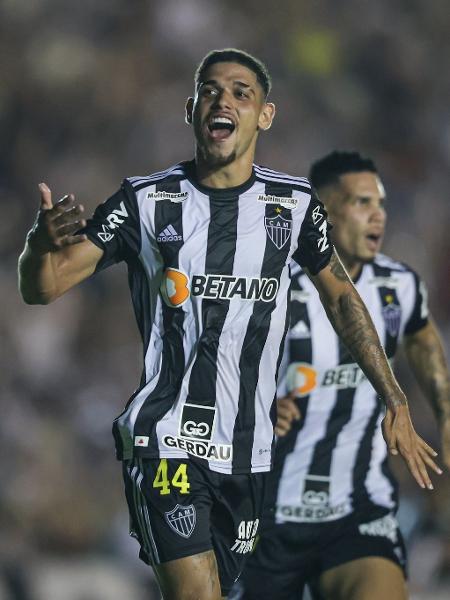 Rubens comemora o gol do Atlético-MG contra o Ipatinga - PEDRO SOUZA / ATLÉTICO