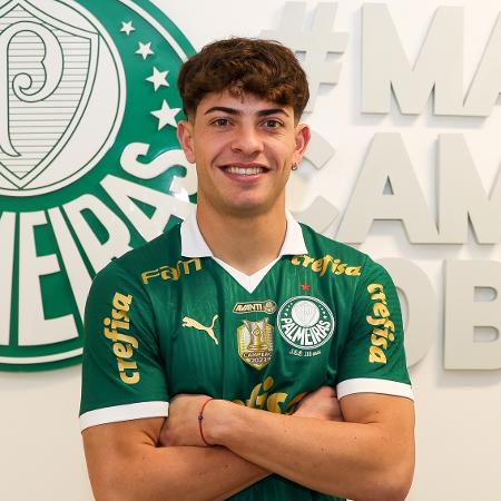 Agustín Giay, novo reforço do Palmeiras - Divulgação/Palmeiras