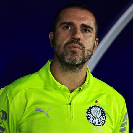 João Martins assumiu o Palmeiras contra o Bragantino após suspensão de Abel Ferreira - Fabio Giannelli/AGIF