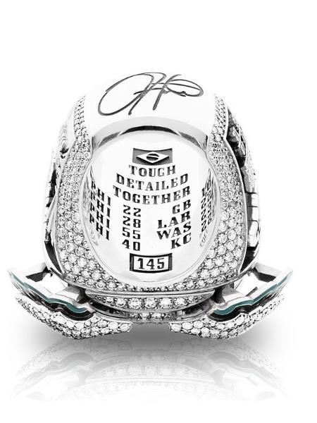 Anel de campeão do Superbowl do Philadelphia Eagles Anel de campeão do Superbowl do Philadelphia Eagles