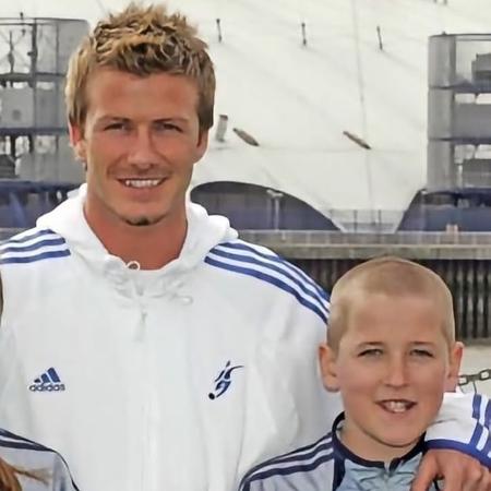 Beckham publicou foto antiga ao lado do Harry Kane criança e o parabenizou pela Bola de Ouro