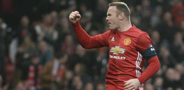 Rooney fez o primeiro gol na vitória do United - AFP / Oli Scarff