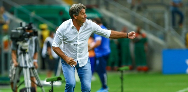 Renato Gaúcho assumiu comando do Grêmio após quatro jogos do time B - Lucas Uebel/Grêmio FBPA