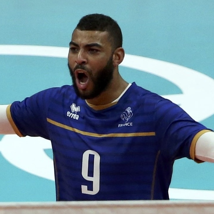 Ngapeth, craque francês de vôlei, está com coronavírus