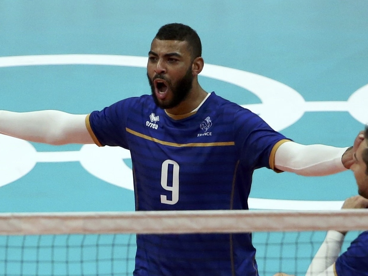 Ngapeth, craque francês de vôlei, está com coronavírus