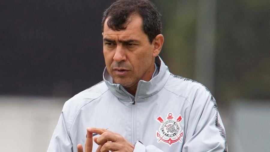 Técnico Fábio Carille comanda Corinthians somente com reservas no CT Joaquim Grava - Daniel Augusto Jr/Ag. Corinthians