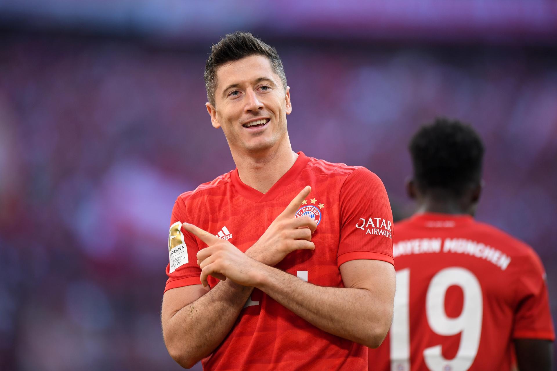 Robert Lewandowski marcou seu 71º gol na Liga dos Campeões 