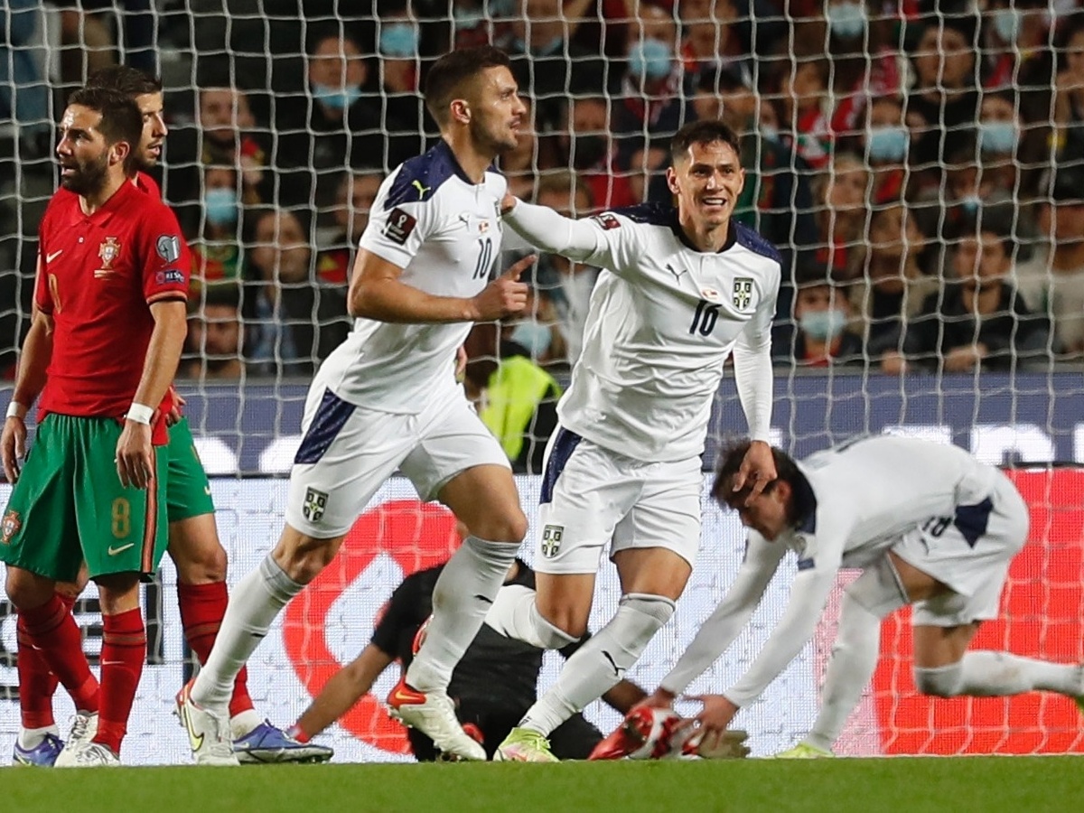 Eliminatórias: Sérvia vence Portugal e está na Copa do Mundo de 2022